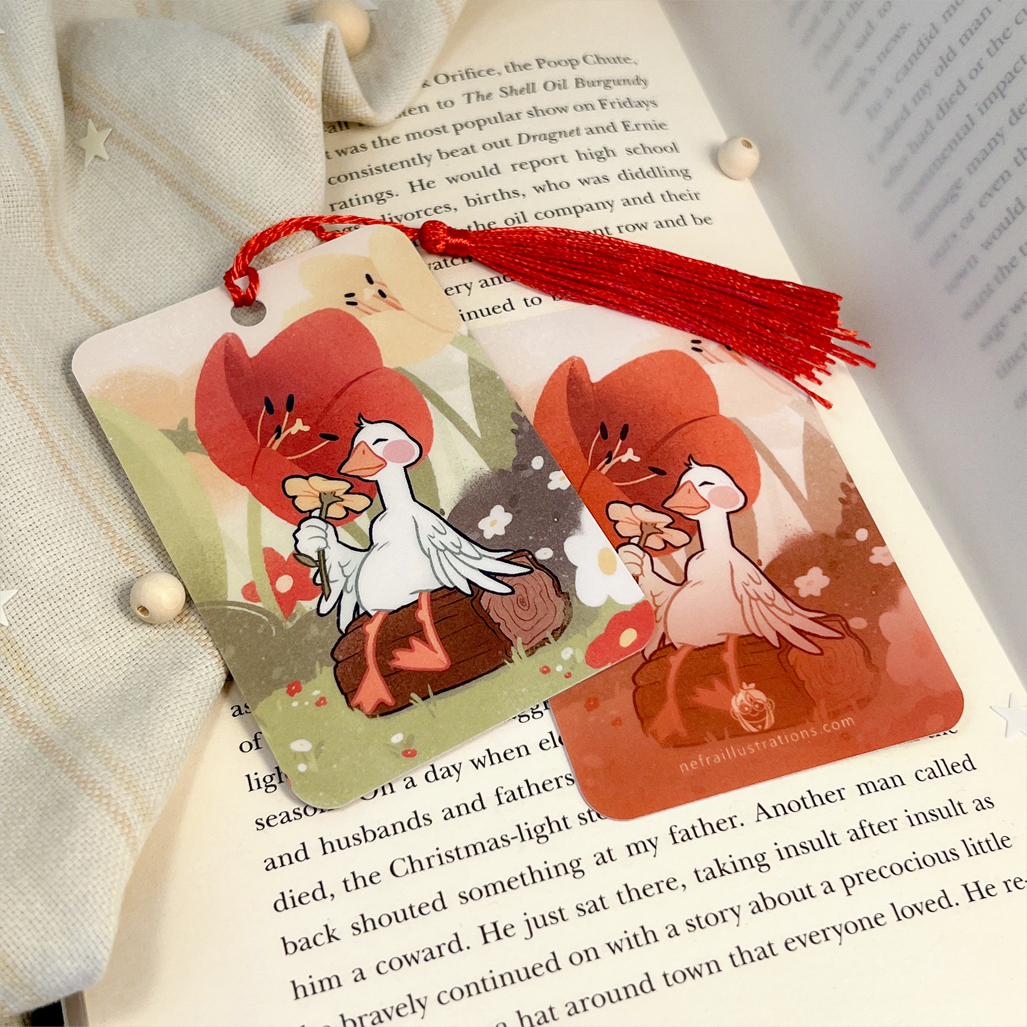 Flowers | Mini Bookmark