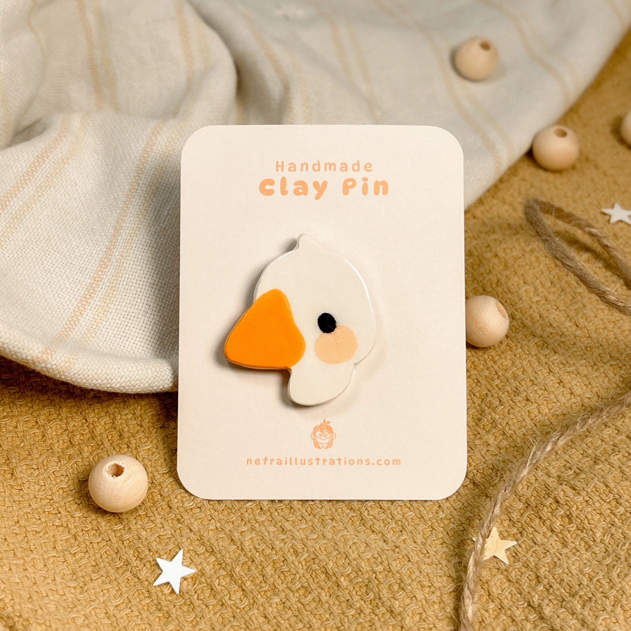 Goose | Clay Pin