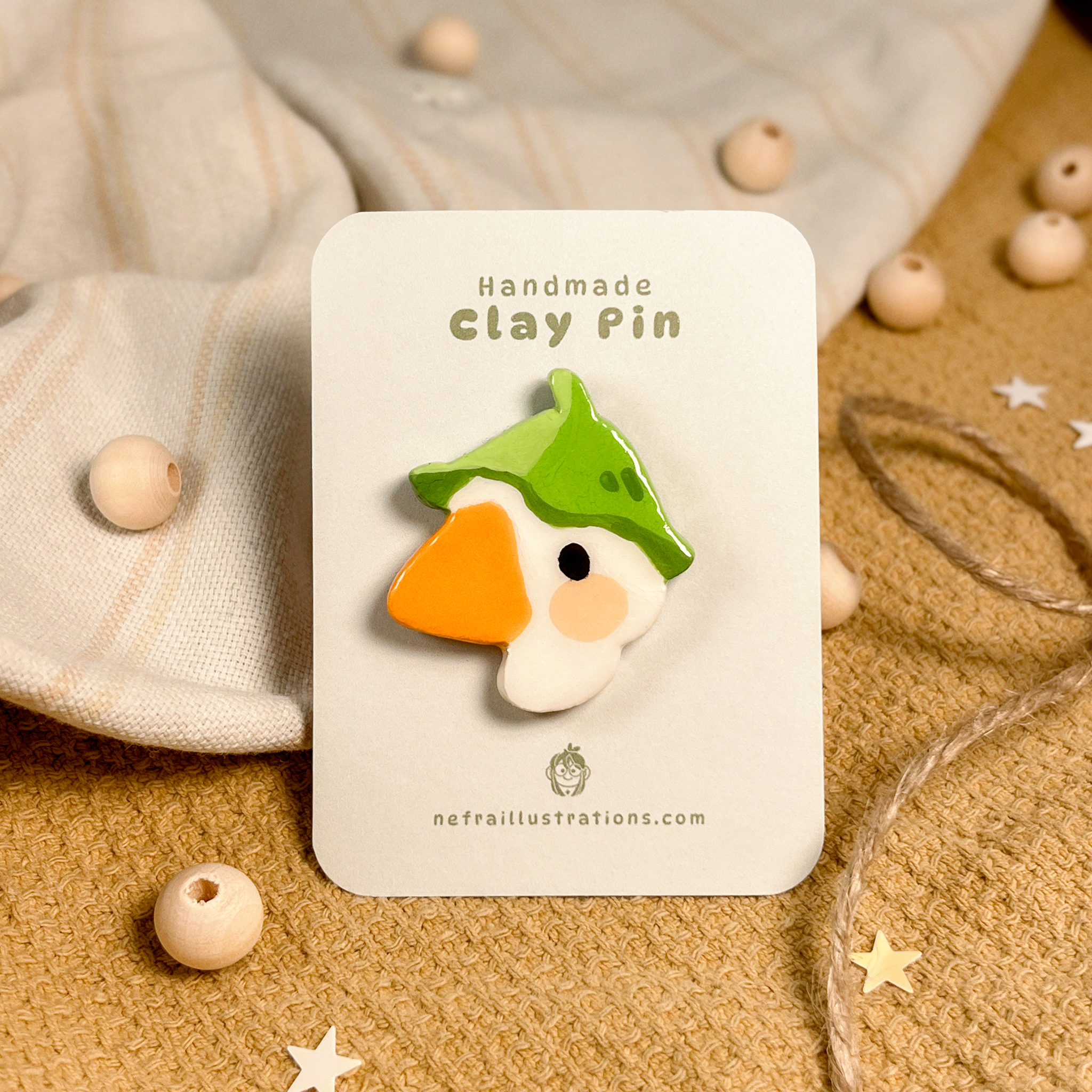 Lily Pad Hat | Clay Pin