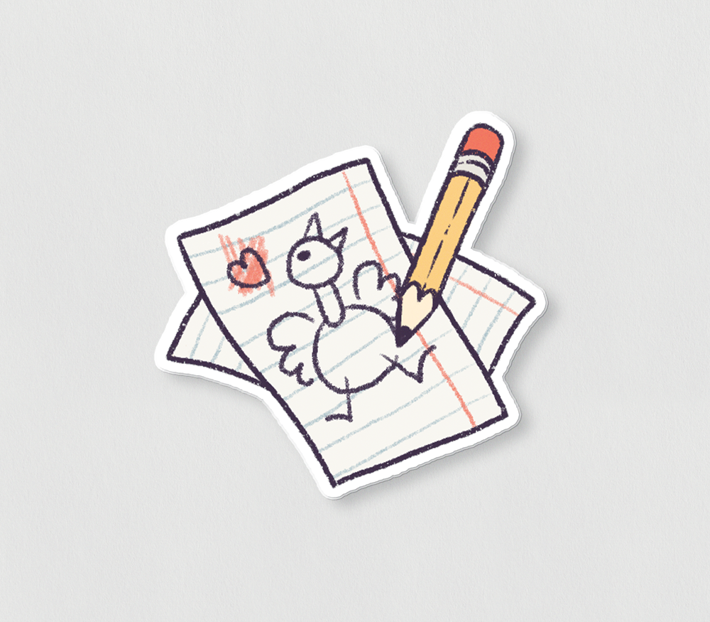 Silly Doodle | Sticker