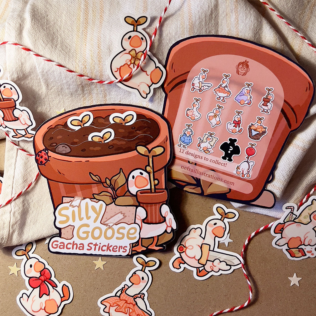 Silly Goose Gacha Stickers | Stickers