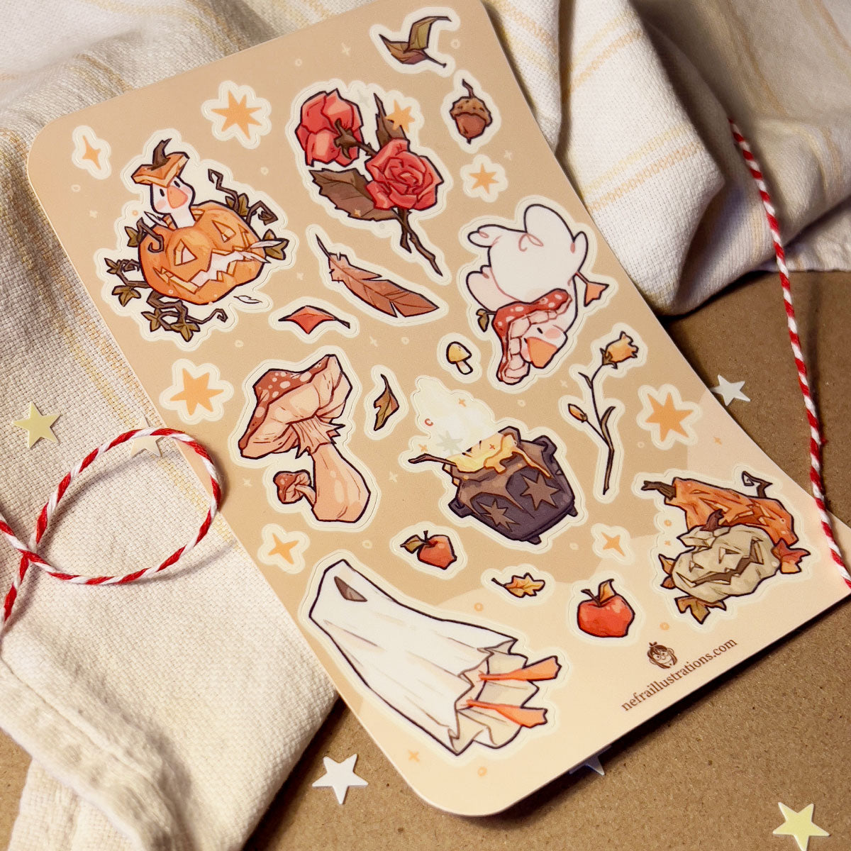 Autumn Sticker Sheet | Stickers
