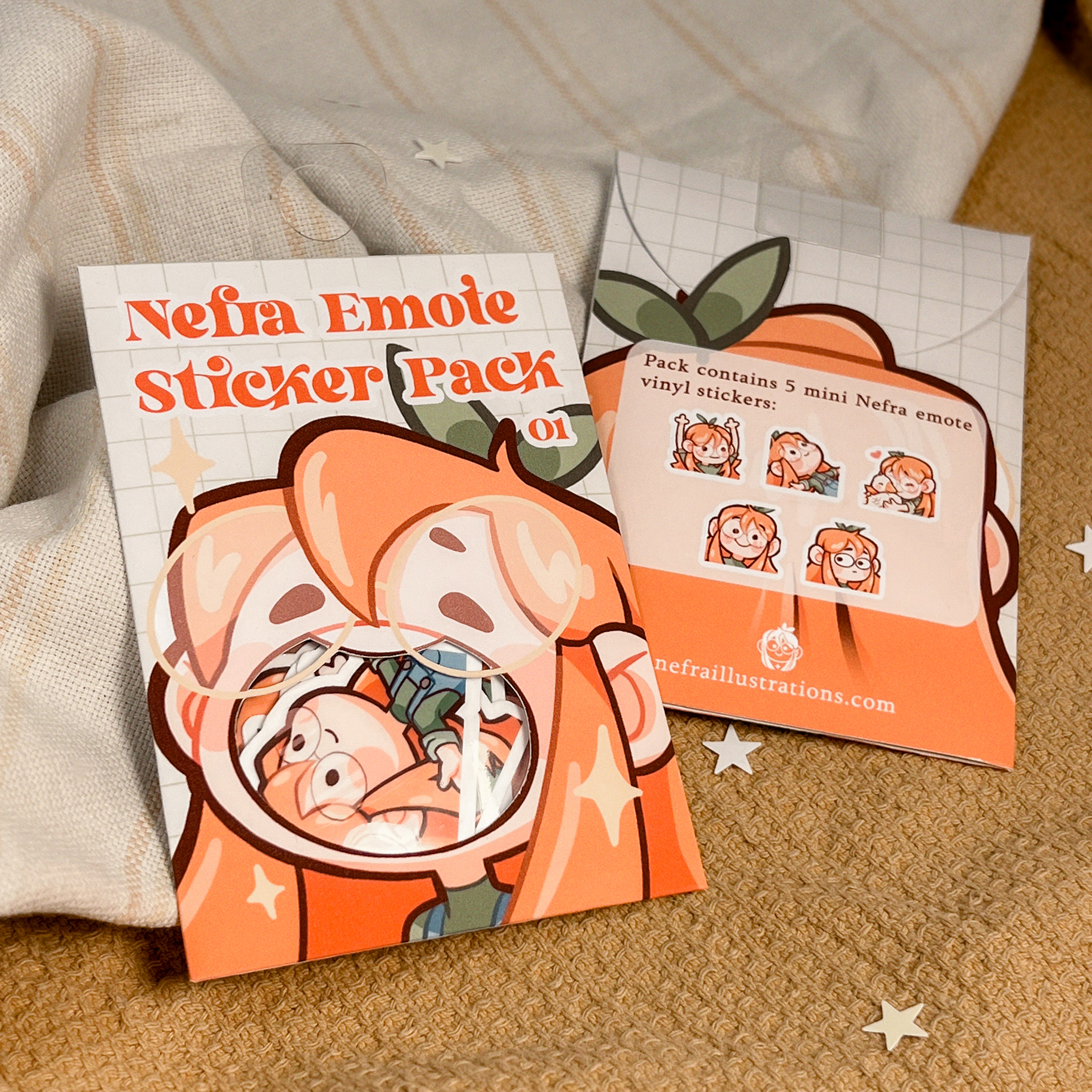 Nefra Emote Sticker Pack 01 | Stickers