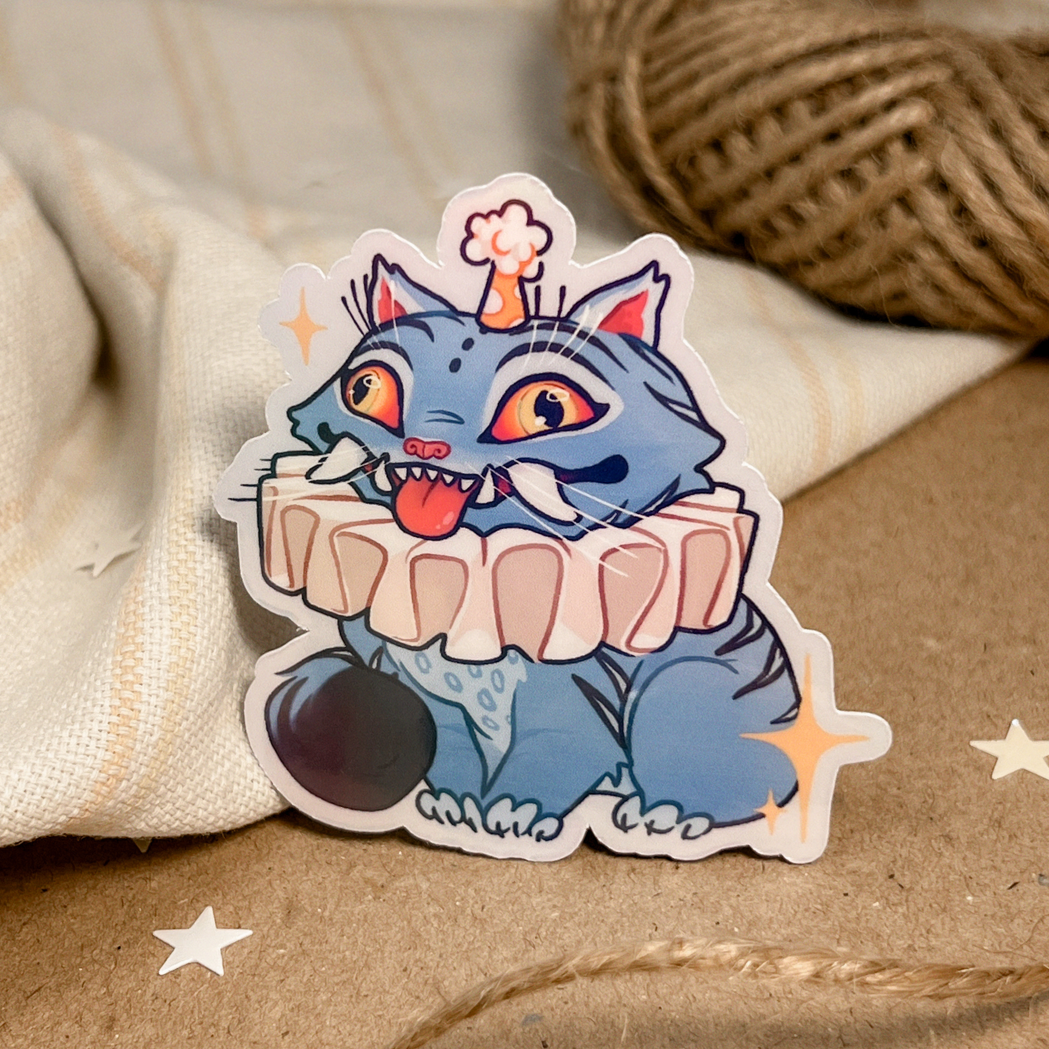 Derpy Tiger KPop DH | Sticker